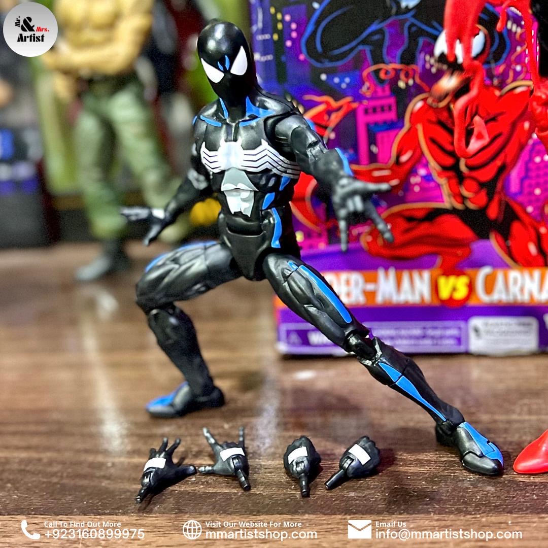 [Pre-Owned] Spider-Man Marvel Legends Spider-Man (Black Suit) & Carnage Exclusive Action Figure Two-Pack