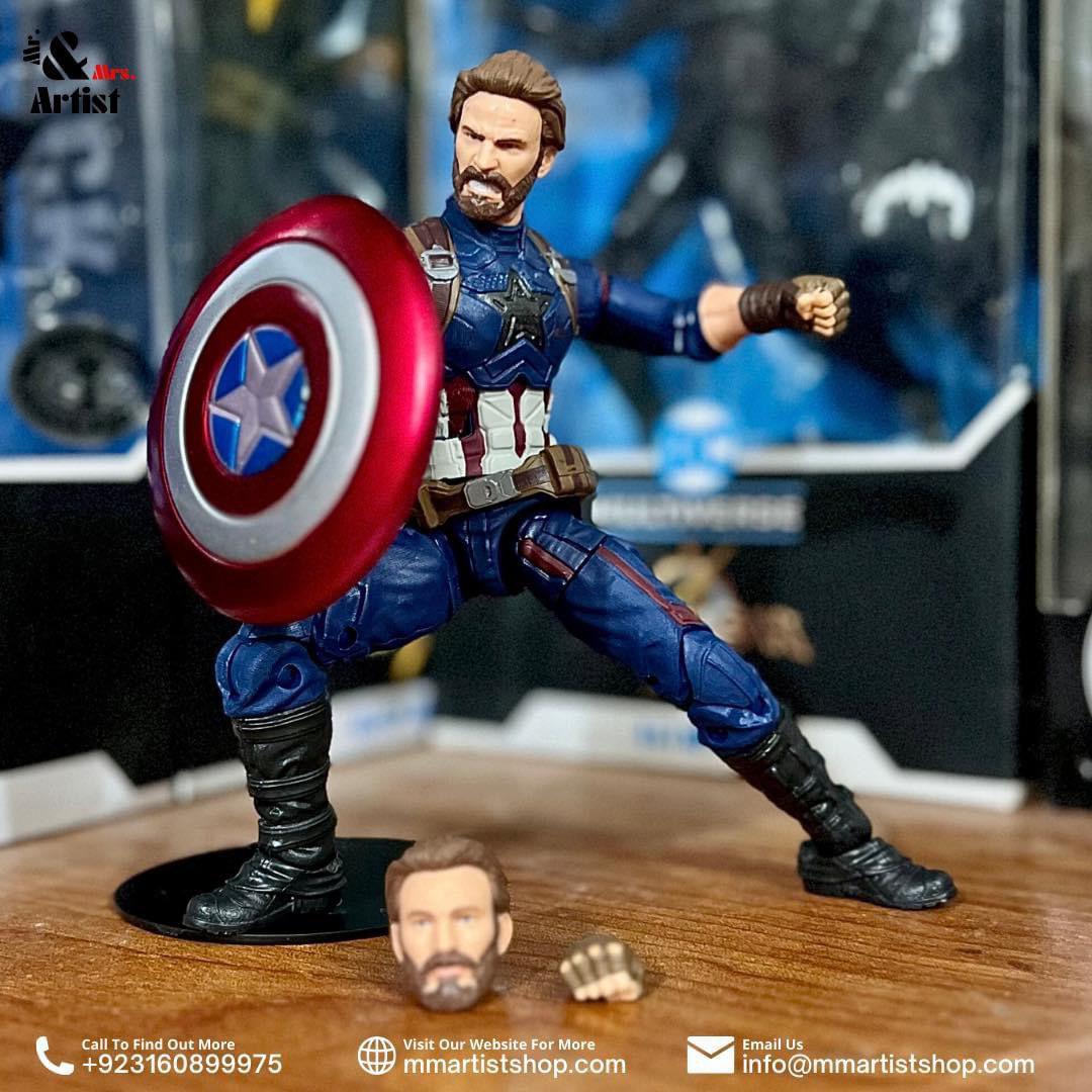 [In Stock] Avengers: Infinity War Marvel Legends The Infinity Saga Captain America Exclusive Action Figure