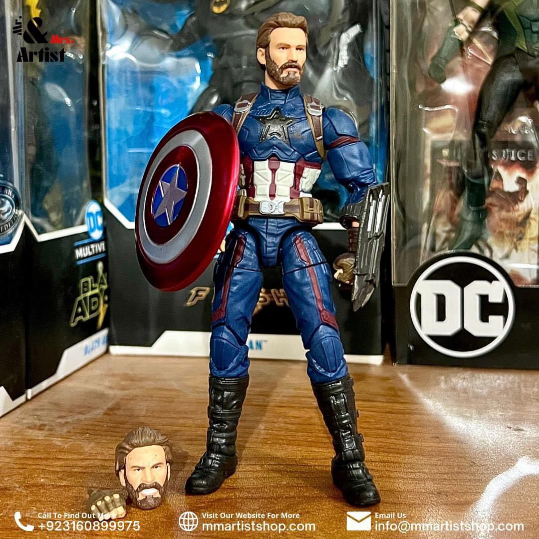 [In Stock] Avengers: Infinity War Marvel Legends The Infinity Saga Captain America Exclusive Action Figure