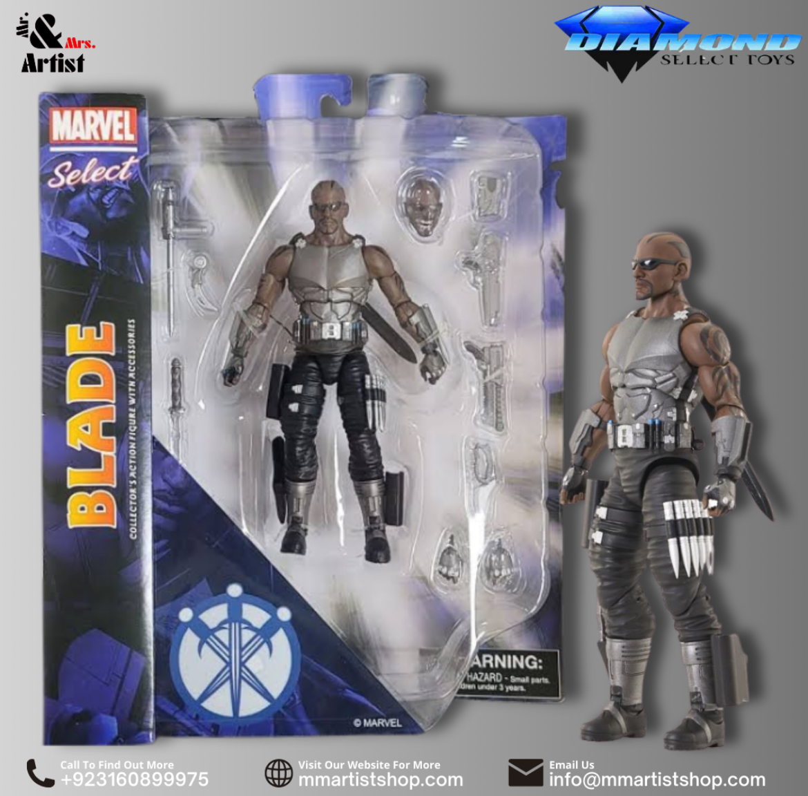 [On Order] Marvel Select Blade Action Figure