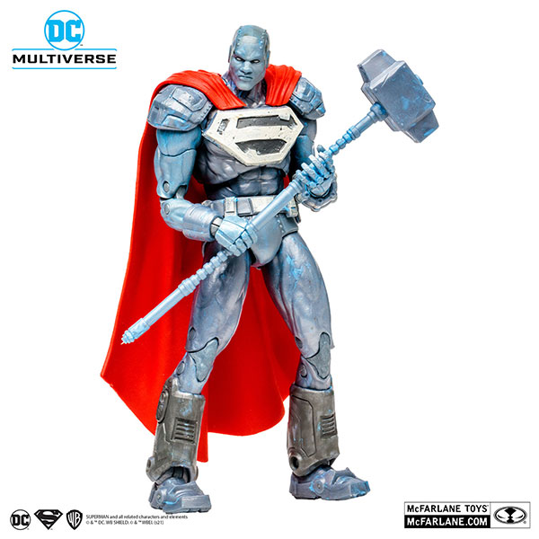 [On Order] Reign of the Supermen DC Multiverse Steel Action Figure