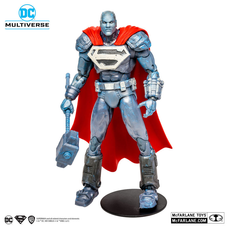 [On Order] Reign of the Supermen DC Multiverse Steel Action Figure