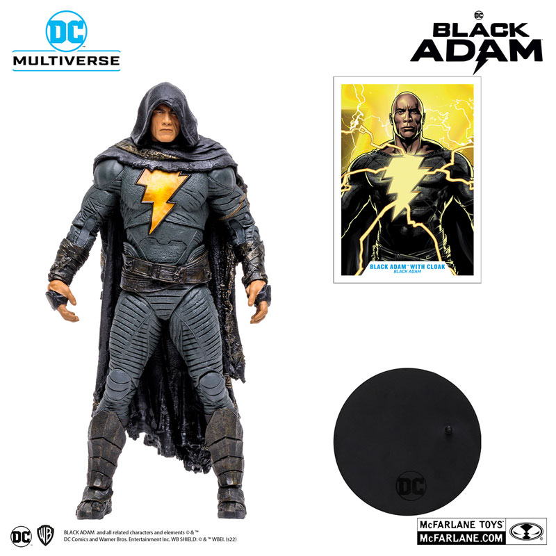 [In Stock] Black Adam DC Multiverse Black Adam (Cloak) Action Figure