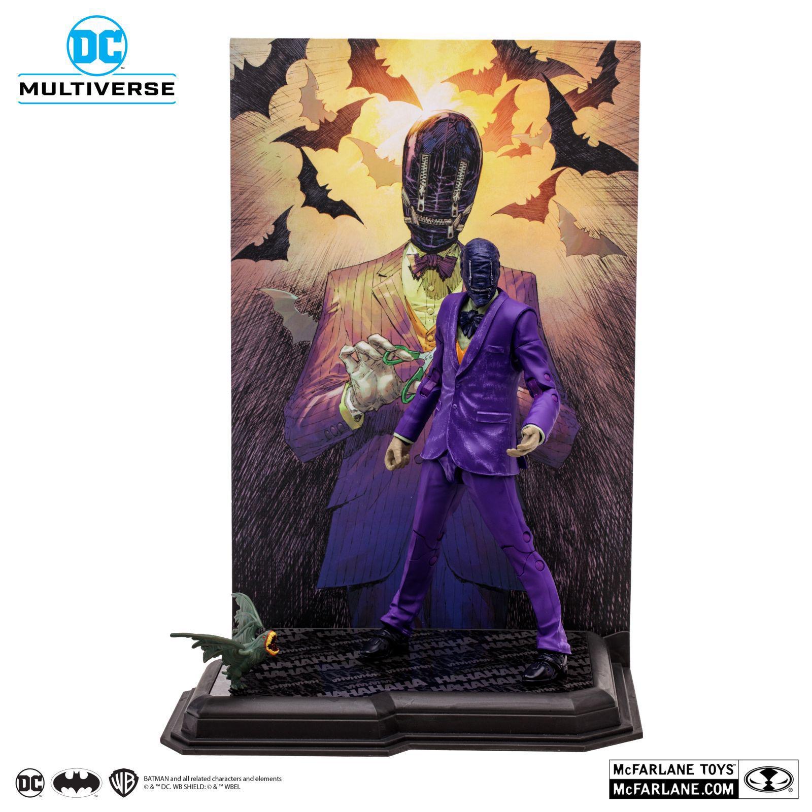 [In Stock] Batman & The Joker: The Deadly Duo DC Multiverse Action Figure The Joker (Gold Label) 