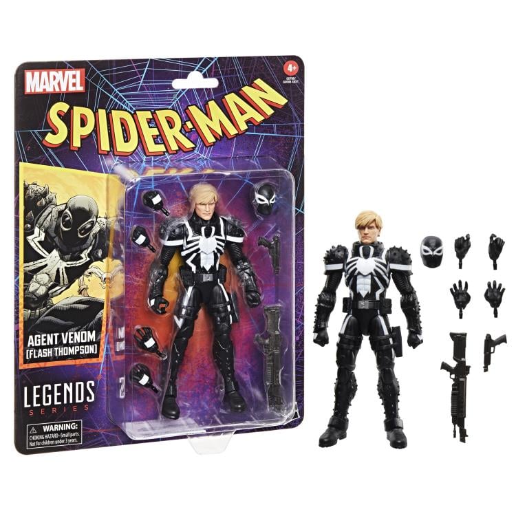 [Pre-Order] Spider-Man Marvel Legends Retro Collection Agent Venom (Flash Thompson) Action Figure