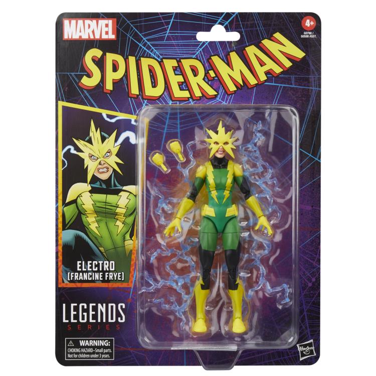 [Pre-Order] Spider-Man Marvel Legends Retro Collection Electro (Francine Frye) Action Figure