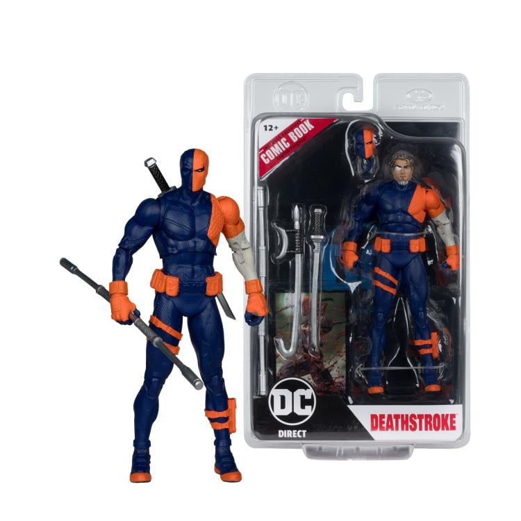 [On Order] DC Rebirth Page Punchers Deathstroke 7" Action Figure with Comic