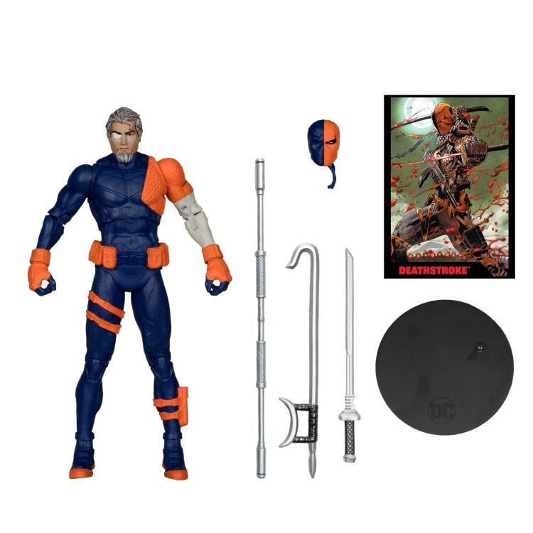 [On Order] DC Rebirth Page Punchers Deathstroke 7" Action Figure with Comic