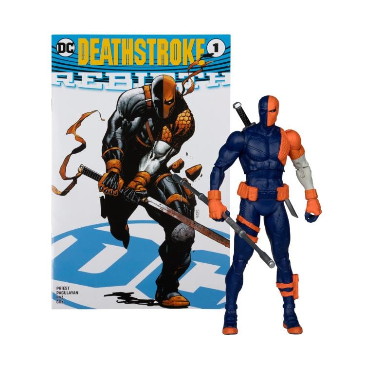 [On Order] DC Rebirth Page Punchers Deathstroke 7" Action Figure with Comic