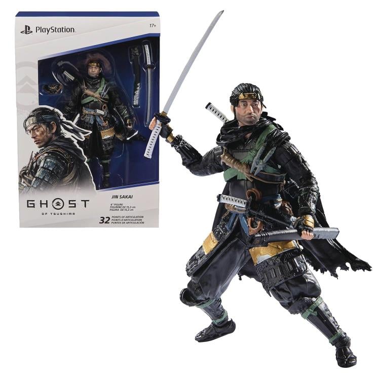 [On Order] Ghost of Tsushima The Shapes Collection Jin Sakai 6" Action Figure