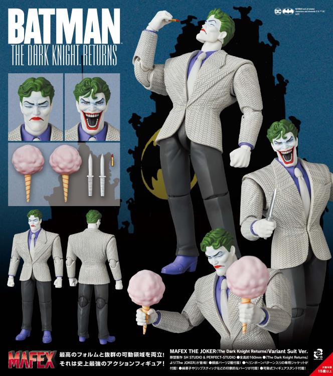 [On Order] Batman: The Dark Knight Returns MAFEX No.214 The Joker (Variant Suit Ver.) Action Figure