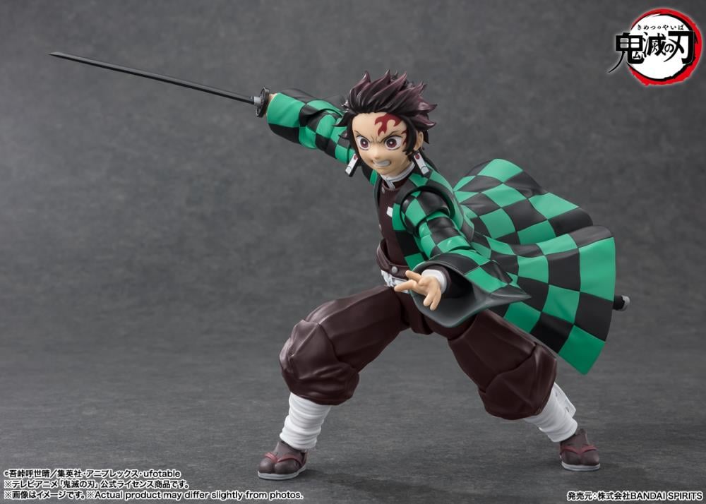 [In Stock] Demon Slayer: Kimetsu no Yaiba S.H.Figuarts Tanjiro Kamado Action Figure