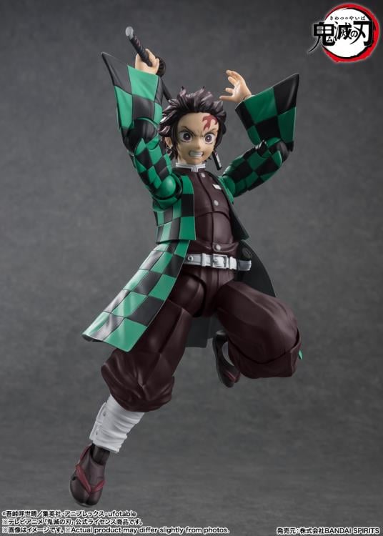 [In Stock] Demon Slayer: Kimetsu no Yaiba S.H.Figuarts Tanjiro Kamado Action Figure