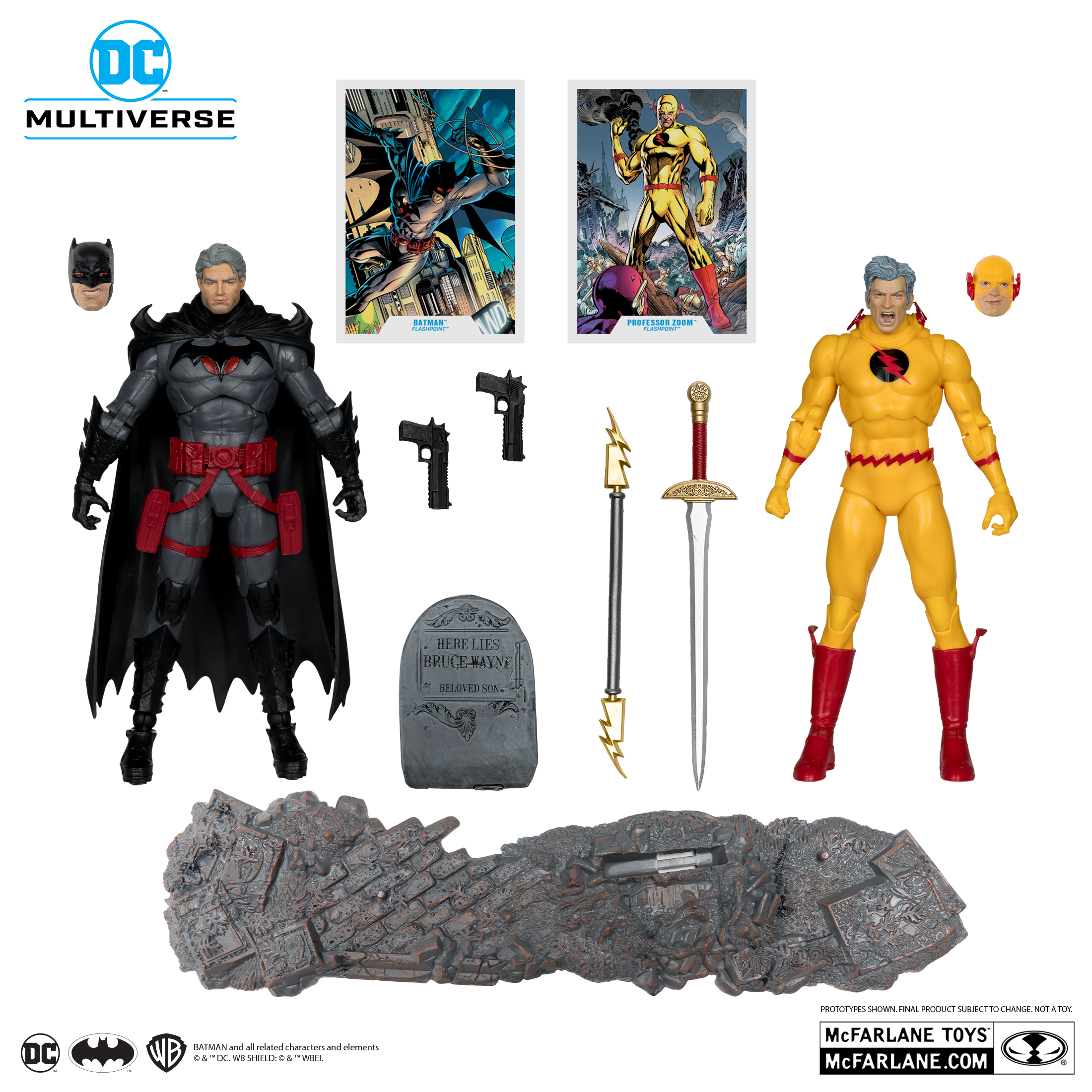 [On Order] Flashpoint DC Multiverse Batman vs. Professor Zoom Action Figure Two-Pack