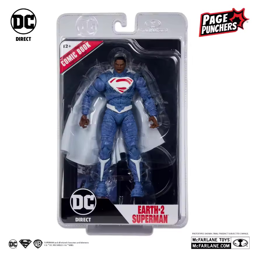 [In Stock] Superman: Ghosts of Krypton Page Punchers Earth-2 Superman 7" Figure with Comic