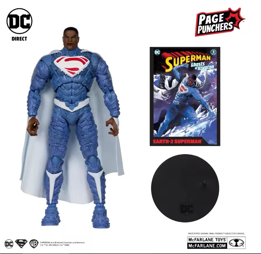 [In Stock] Superman: Ghosts of Krypton Page Punchers Earth-2 Superman 7" Figure with Comic