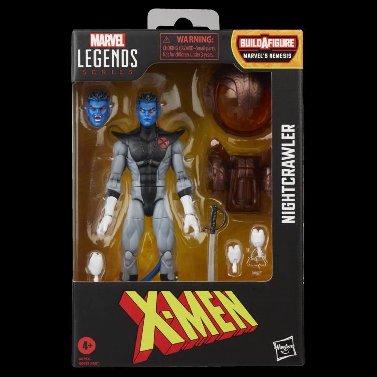 [On Order] X-Men Marvel Legends Nightcrawler (Uncanny X-Force) Action Figure (Marvel's Nemesis BAF)
