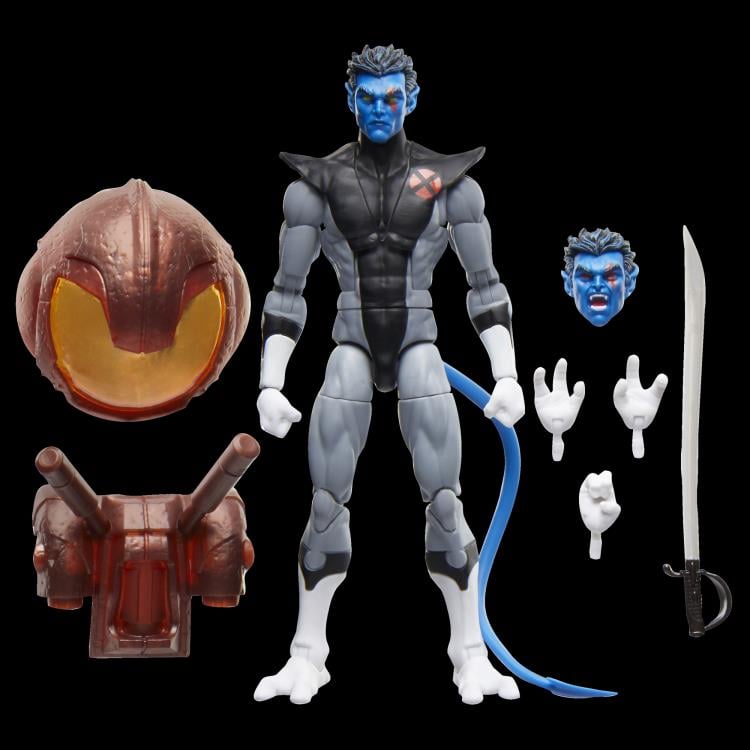 [On Order] X-Men Marvel Legends Nightcrawler (Uncanny X-Force) Action Figure (Marvel's Nemesis BAF)