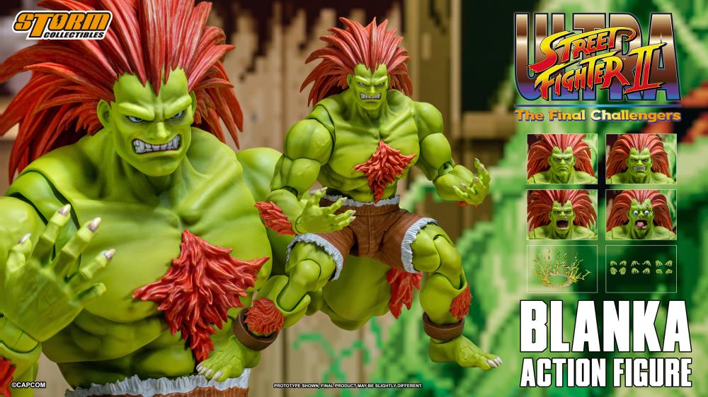 [Pre-Order] Ultra Street Fighter II: The Final Challengers Blanka 1/12 Scale Action Figure