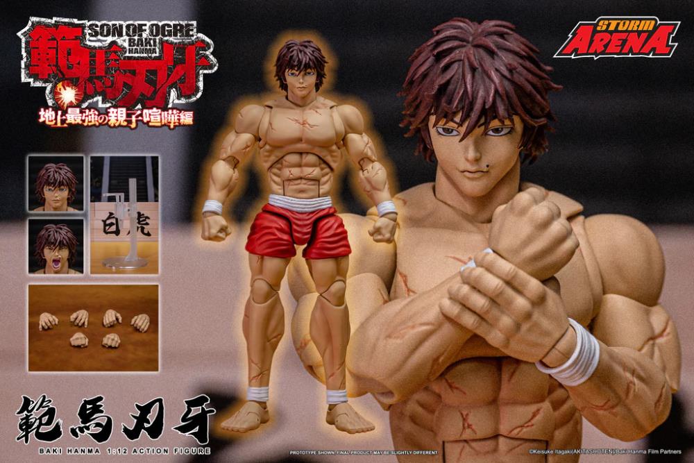 [Pre-Order] Baki Hanma: Son of Ogre Storm Arena Baki Hanma 1/12 Scale Action Figure