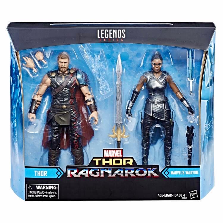 [In Stock] Thor: Ragnarok Marvel Legends Thor & Valkyrie Exclusive Two-Pack
