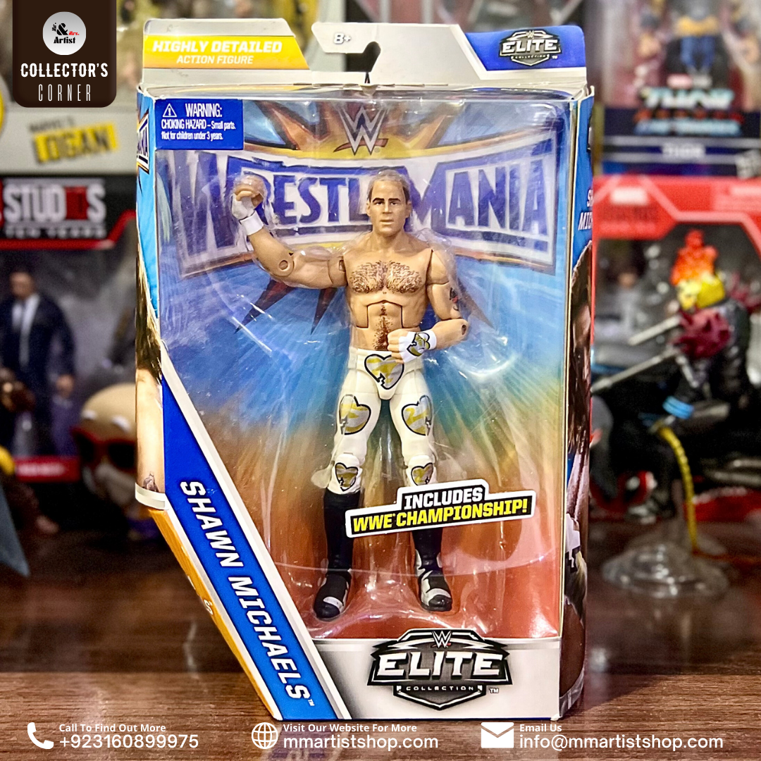 [Pre-Owned] WWE Elite WrestleMania Shawn Michaels Action Figure