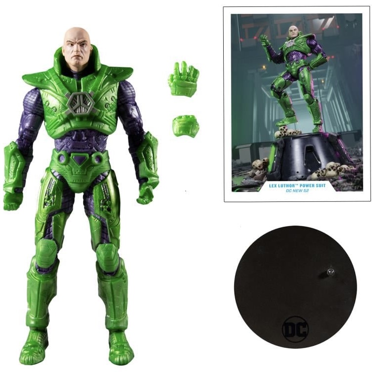 [In Stock] The New 52 DC Multiverse Lex Luthor in Power Suit (Green) Action Figure