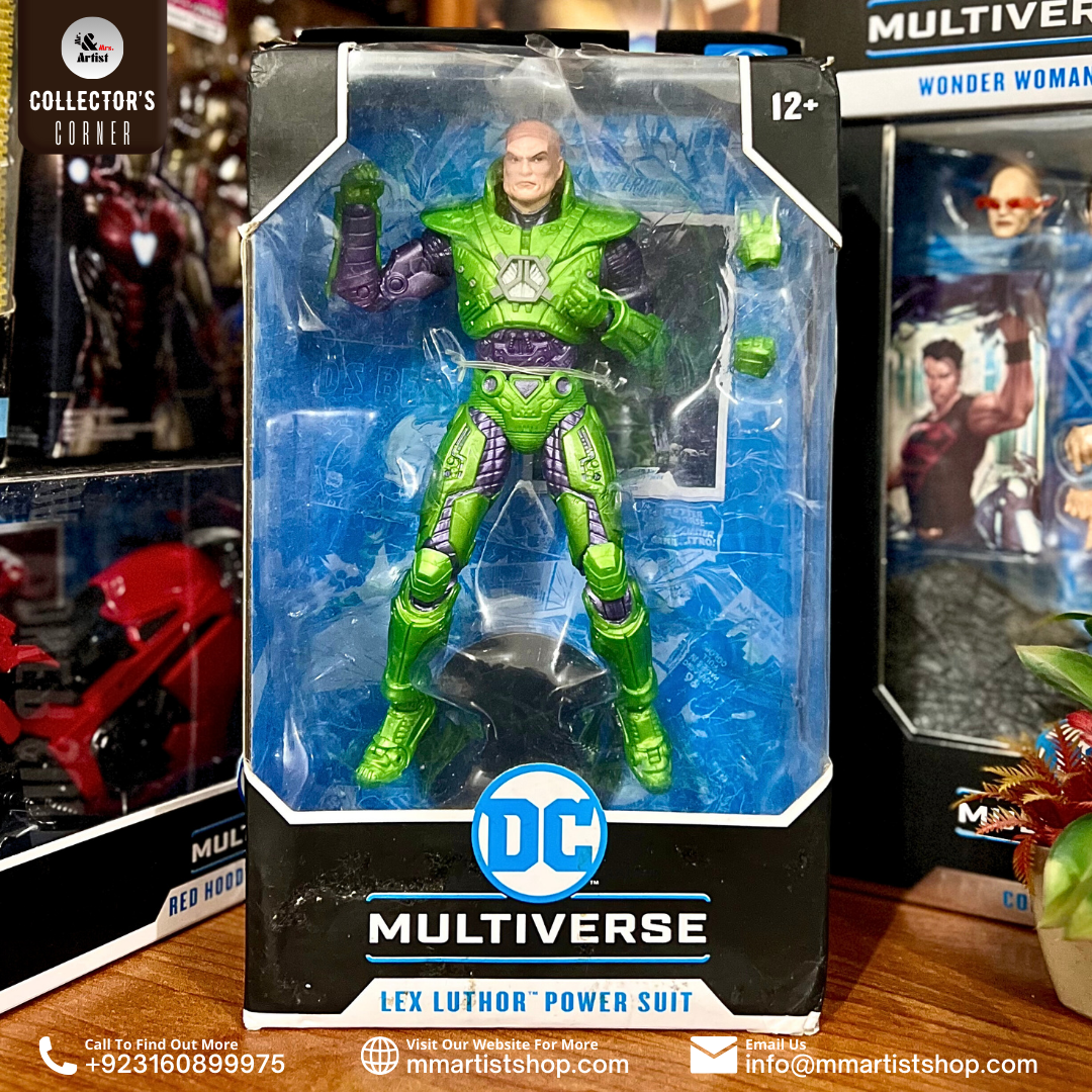 [In Stock] The New 52 DC Multiverse Lex Luthor in Power Suit (Green) Action Figure