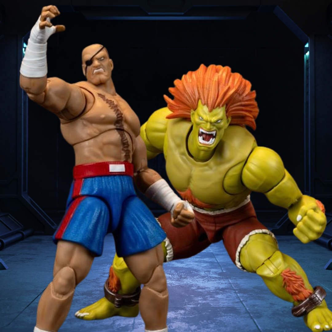 [On Order] Ultra Street Fighter II: The Final Challengers Sagat & Blanka 1/12 Scale Action Figure