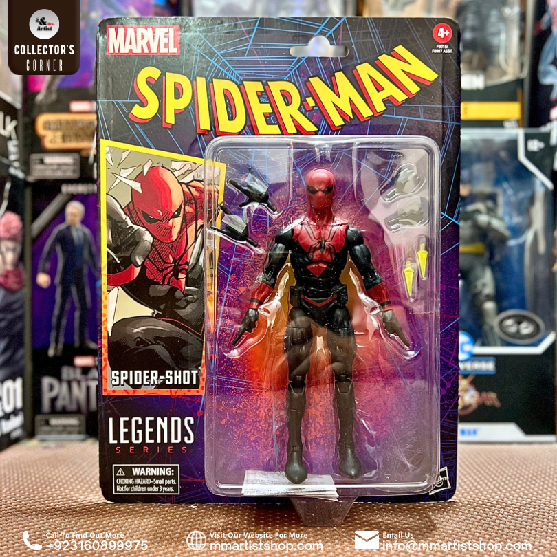 [In Stock] Spider-Man vs. Wolverine Marvel Legends Spider-Shot Action Figure
