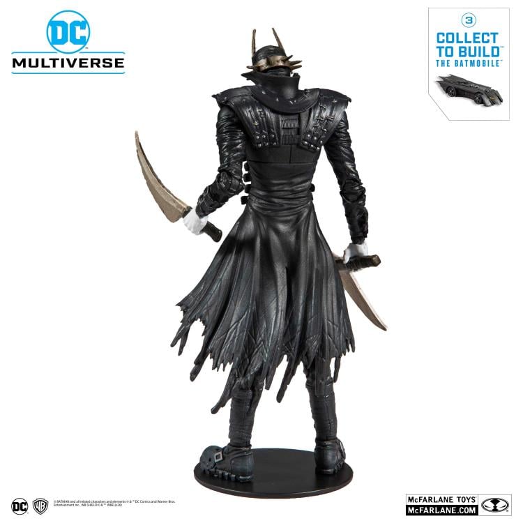 [In Stock] Dark Nights: Metal DC Multiverse The Batman Who Laughs Action Figure (DC Rebirth Build-A-Batmobile)