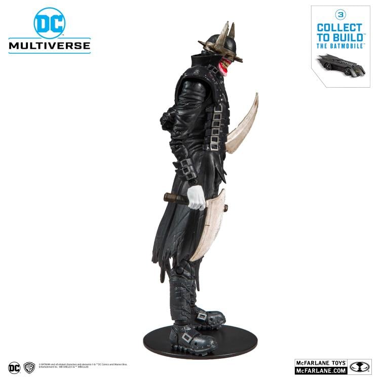 [In Stock] Dark Nights: Metal DC Multiverse The Batman Who Laughs Action Figure (DC Rebirth Build-A-Batmobile)