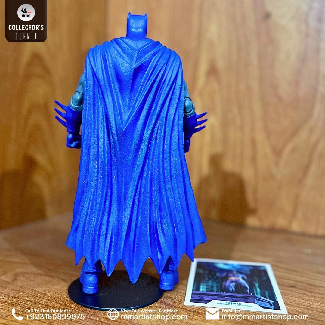 [Pre-Owned] DC Multiverse Three Joker Batman Action Figure w/ Art Card & Base