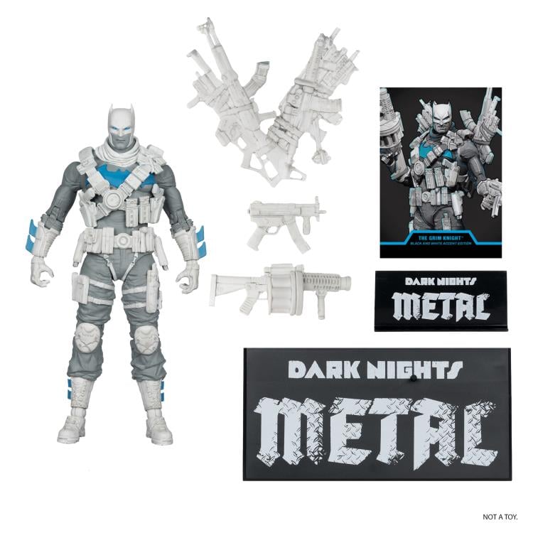 [On Order] Dark Nights: Metal DC Multiverse The Grim Knight Limited Black & White Accent Edition Figure