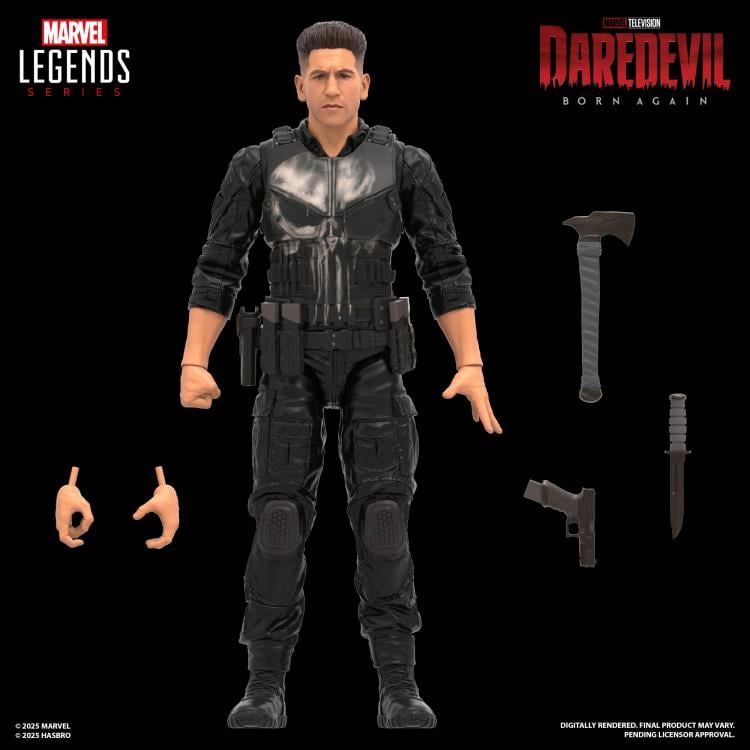 [Pre-Order] Daredevil: Born Again Marvel Legends The Punisher Action Figure