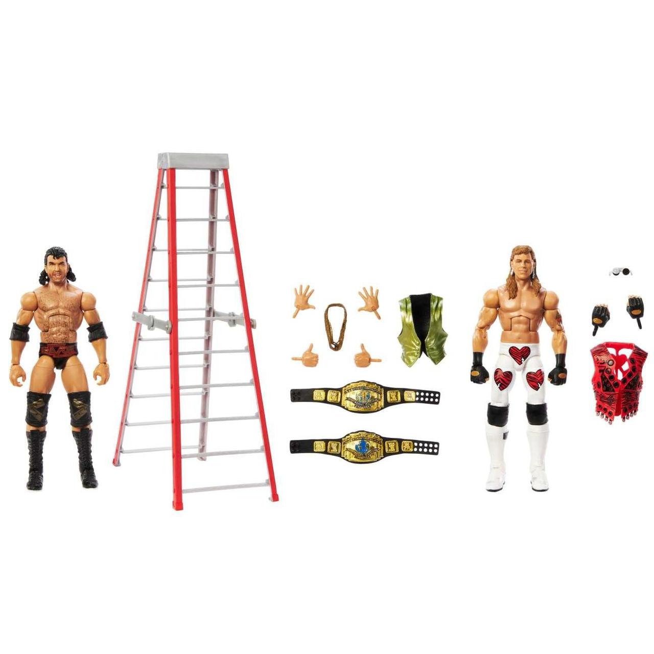 [In Stock] WWE WrestleMania X Razor Ramon Vs Shawn Michaels Elite Action Figures Set