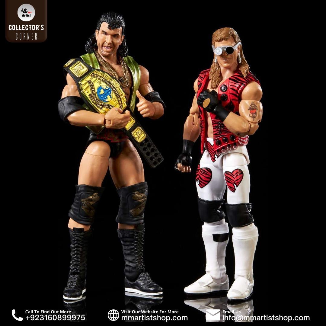 [In Stock] WWE WrestleMania X Razor Ramon Vs Shawn Michaels Elite Action Figures Set