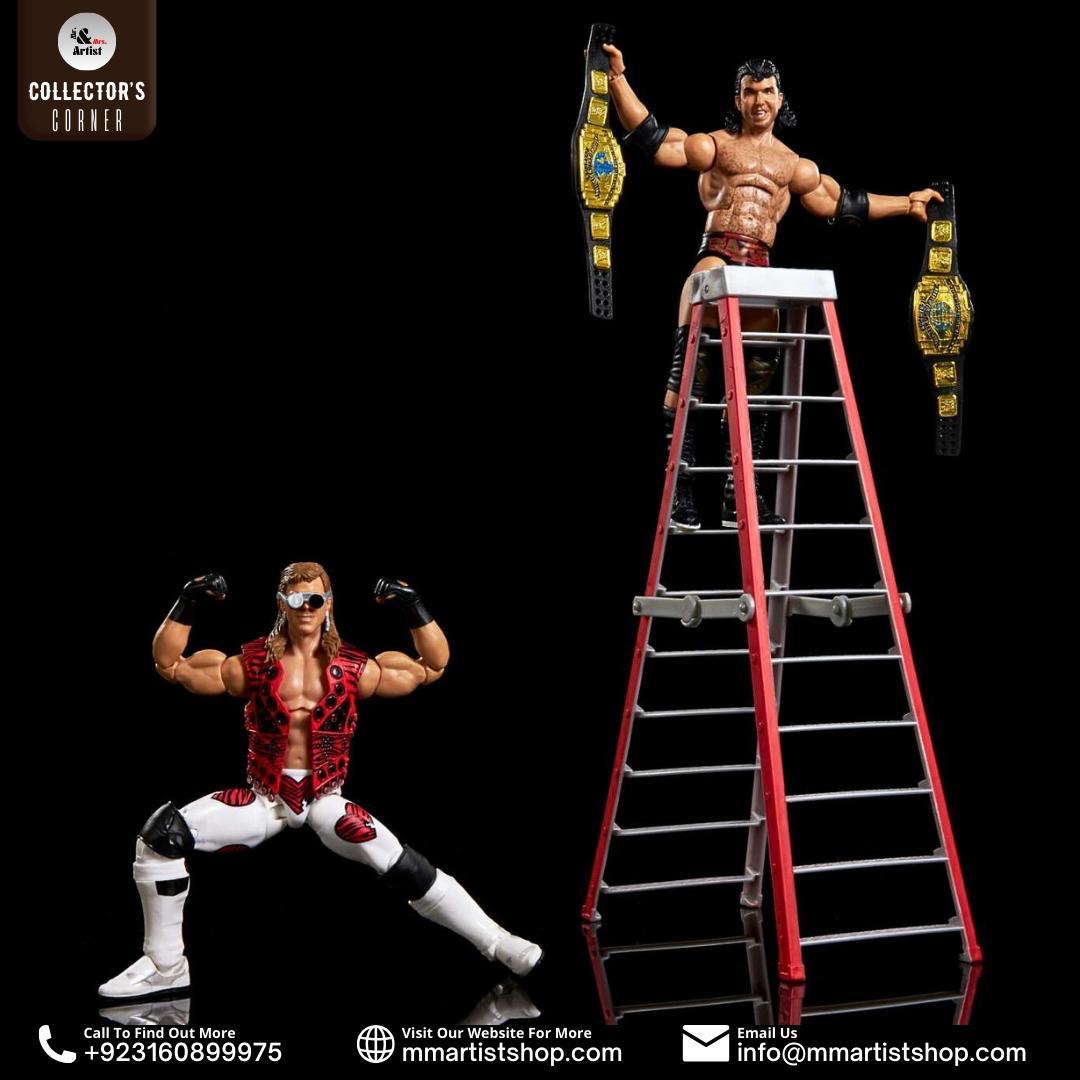[In Stock] WWE WrestleMania X Razor Ramon Vs Shawn Michaels Elite Action Figures Set