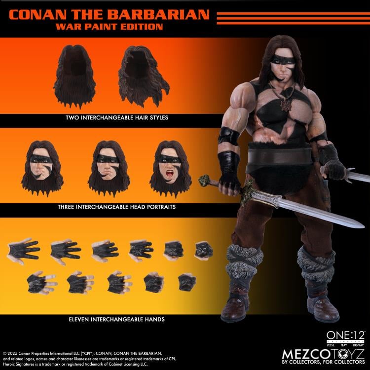[Pre-Order] Conan the Barbarian (1982) One:12 Collective Conan (War Paint Edition) Action Figure