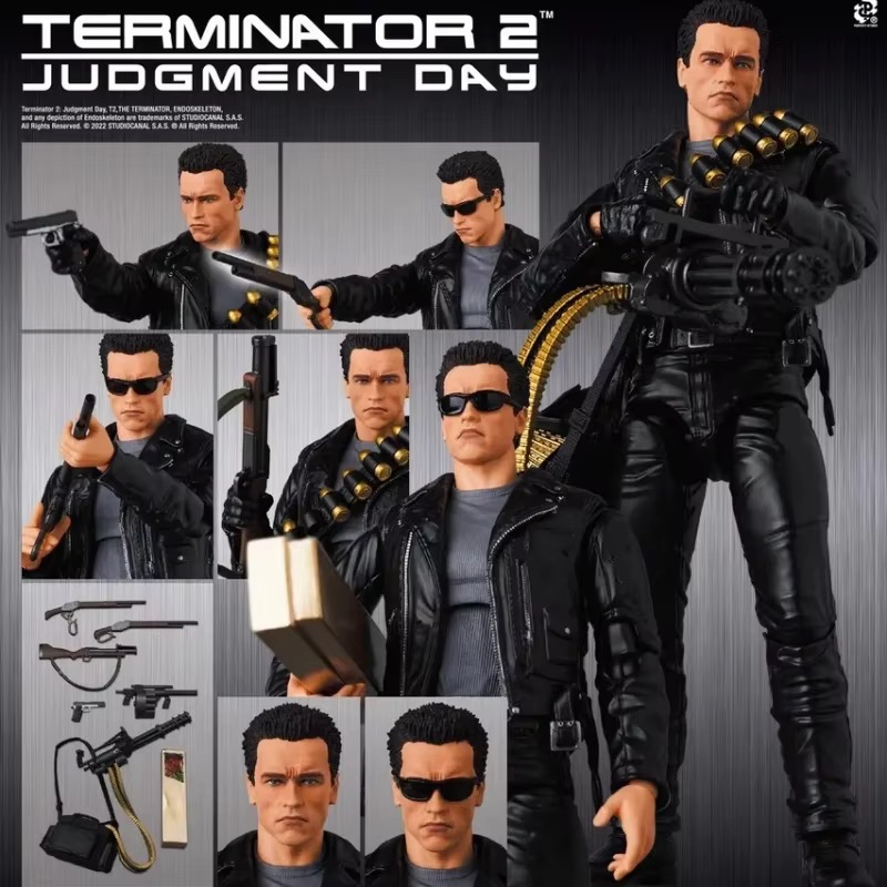 [On Order] Terminator 2: Judgement Day MAFEX No.199 T-800 (T2 Ver.) Action Figure