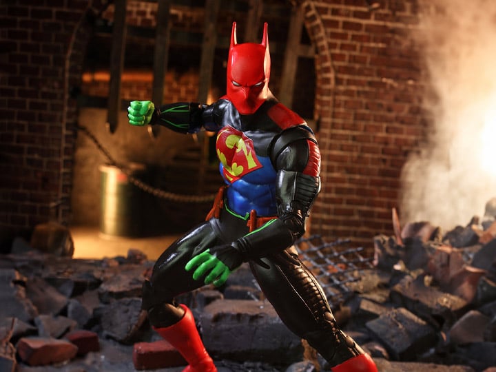 [In Stock] Batman/Superman: World's Finest DC Multiverse Batman/Superman Fusion Action Figure