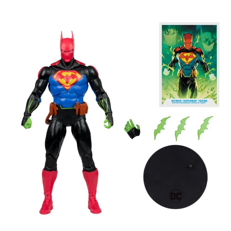 [In Stock] Batman/Superman: World's Finest DC Multiverse Batman/Superman Fusion Action Figure