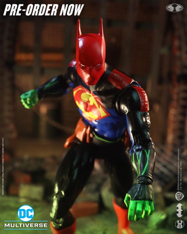 [In Stock] Batman/Superman: World's Finest DC Multiverse Batman/Superman Fusion Action Figure