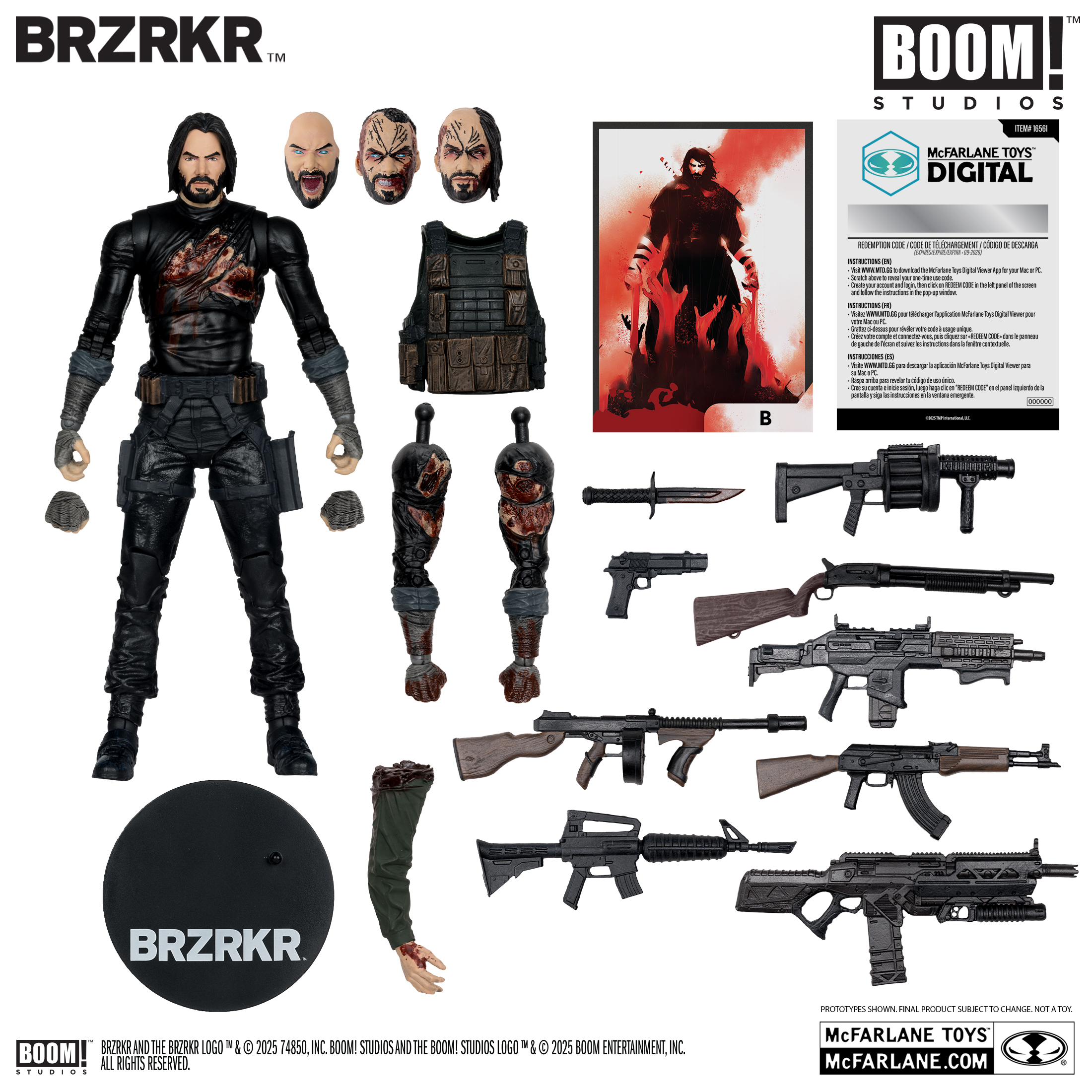[In Stock] BRZRKR B MCFARLANE TOYS DIGITAL COLLECTIBLE