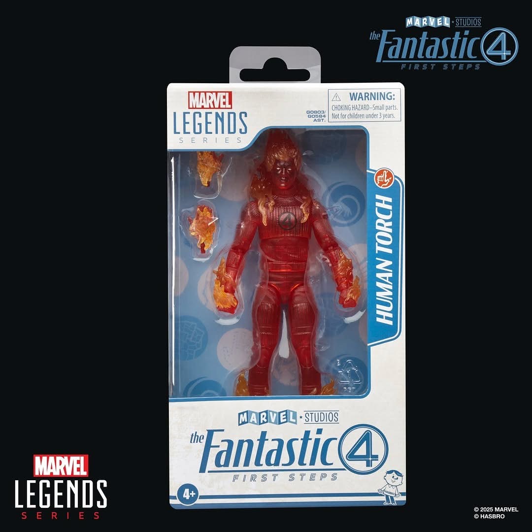 [On Order] The Fantastic Four: First Steps Marvel Legends Human Torch Action Figure