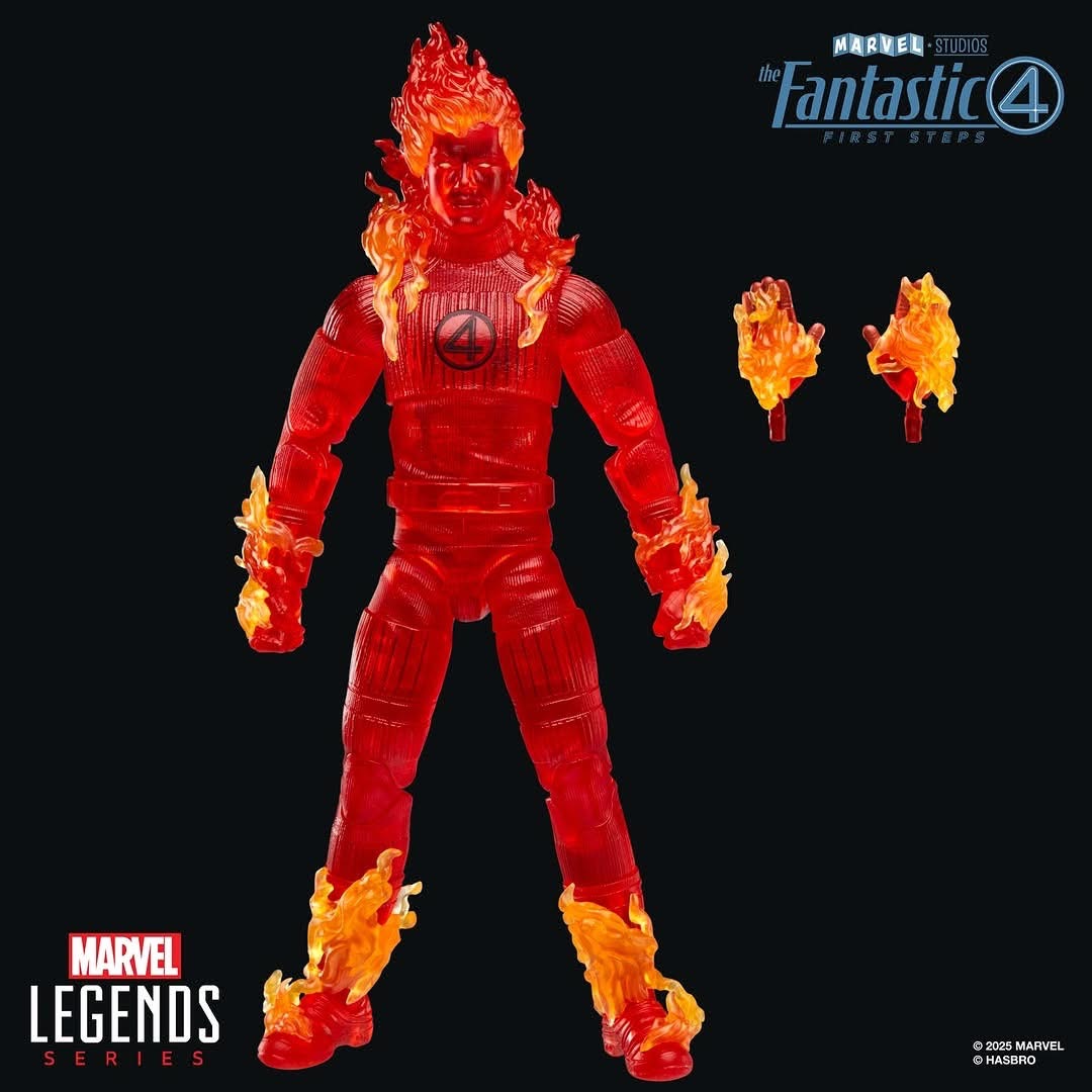 [On Order] The Fantastic Four: First Steps Marvel Legends Human Torch Action Figure