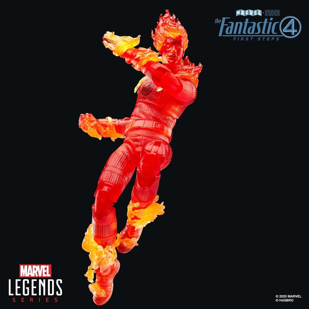 [On Order] The Fantastic Four: First Steps Marvel Legends Human Torch Action Figure