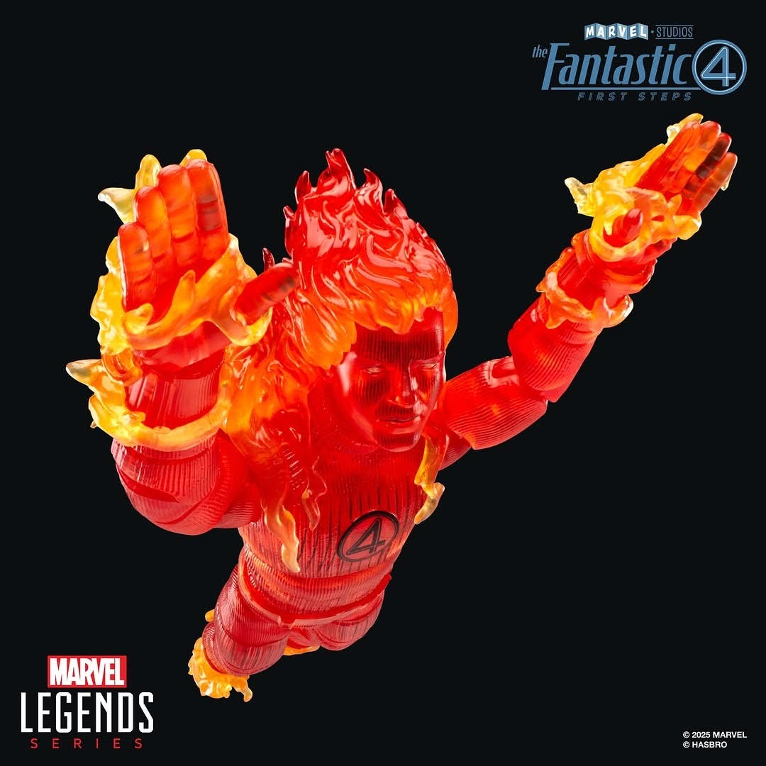 [On Order] The Fantastic Four: First Steps Marvel Legends Human Torch Action Figure
