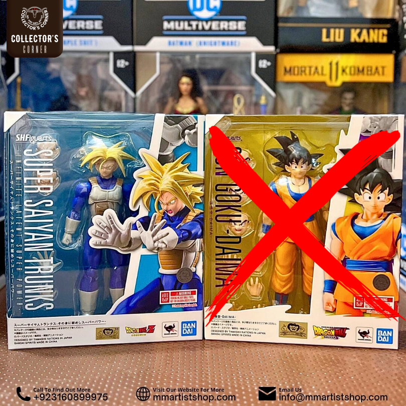 [In Stock] Dragon Ball Z S.H.Figuarts Super Saiyan Trunks (Latent Power) Action Figure