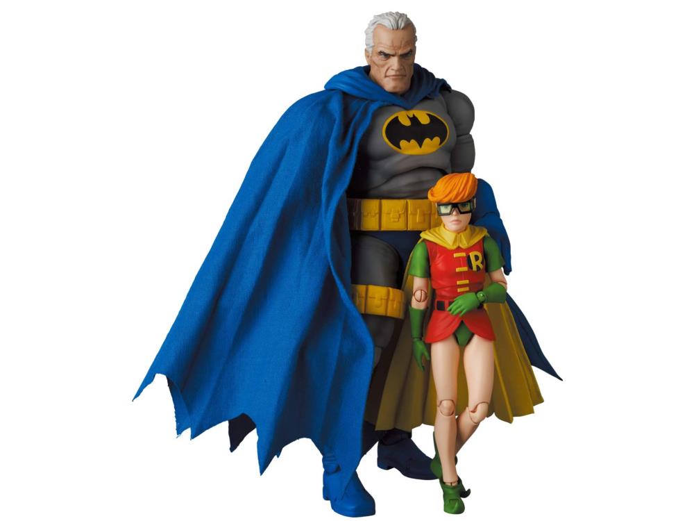 [On Order] Batman: The Dark Knight Returns MAFEX No.139 Batman (Blue Ver.) & Robin Action Figure Set